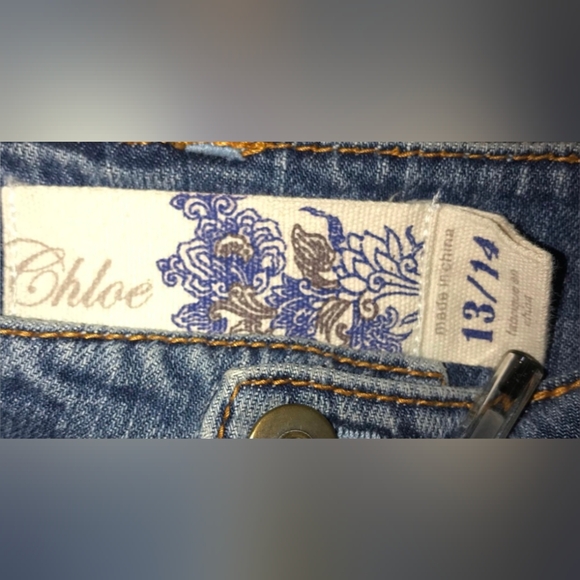 CHOLE DISTRESSED JEAN MINI SKIRT - Picture 10 of 10